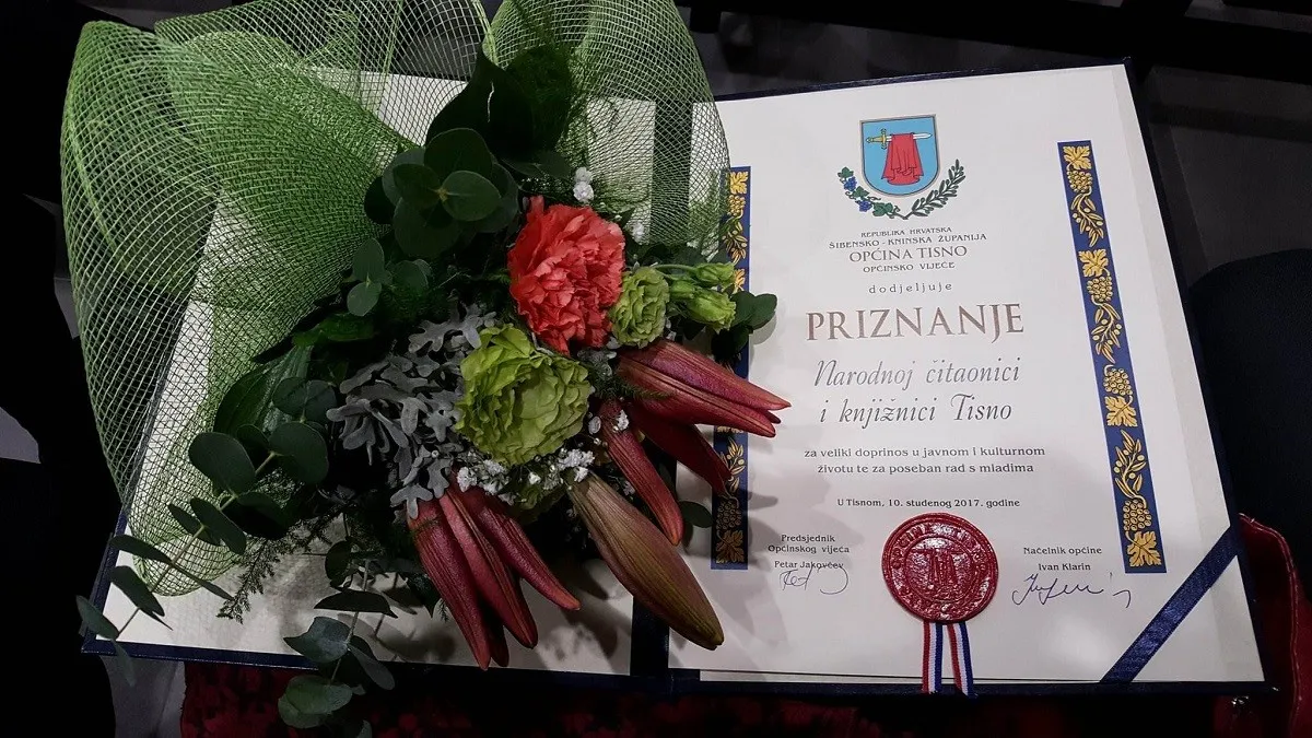 Dan hrvatskih knjižnica i priznanje Općine Tisno!