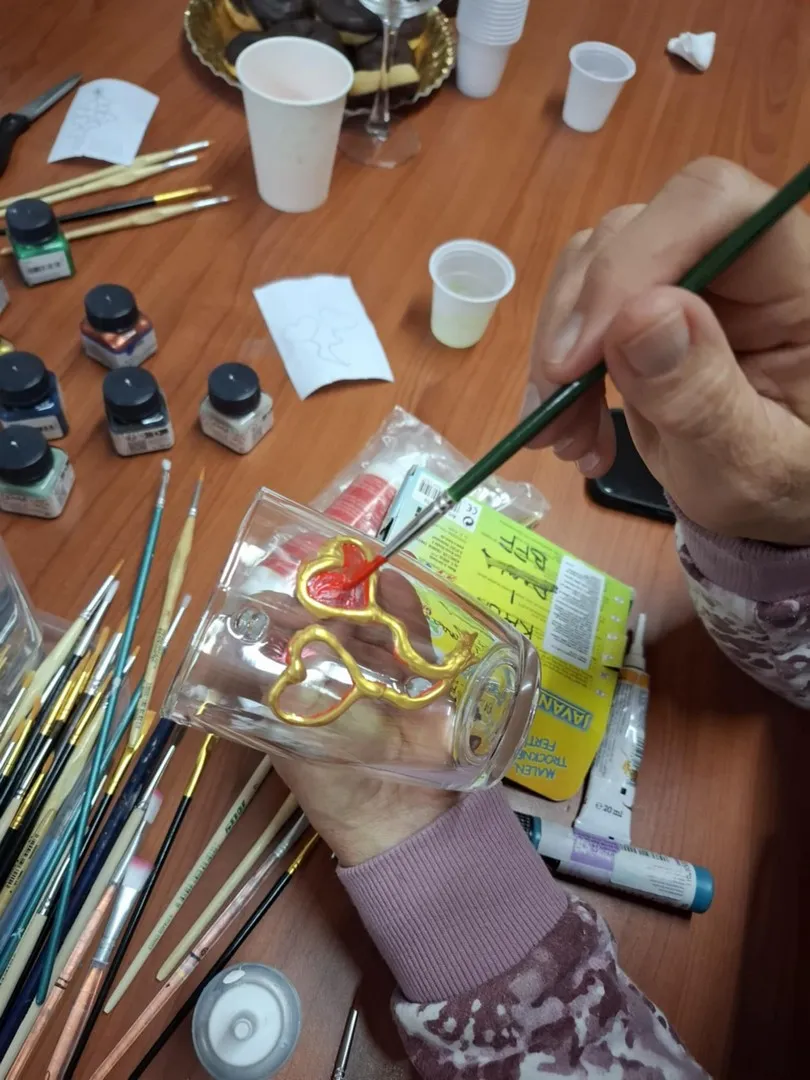 Likovno kreativna radionica povodom Dana zaljubljenih.